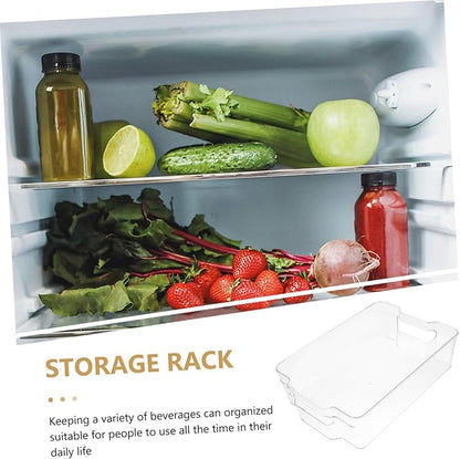 Refrigerator Storage Boxes Fridge Drink Dispenser Canned Food Storage Container Soda Bottle Holder Fridge Organizer