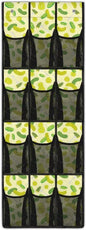 Cucumber Over the Door Shoe Organizer,Behind Door Shoes Hang Holder Rack,Hanging Shoe Storage Hanging Bag Unique Print