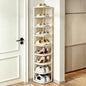 UFORU 9 Tier Vertical Shoe Rack,Corner Shoe Organizer for Entryway,Narrow Free Standing Shoe Organizer for Small Spaces,Tall Shoe Rock for Closet,Easy Assembly Shoe Storage Stand
