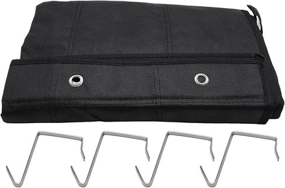 Black 40 Large Pockets Over The Door Shoe Organizer, Mesh Hanging Shoe Rack for Closet, Over Door Organizer Shoe Organizer for Wall