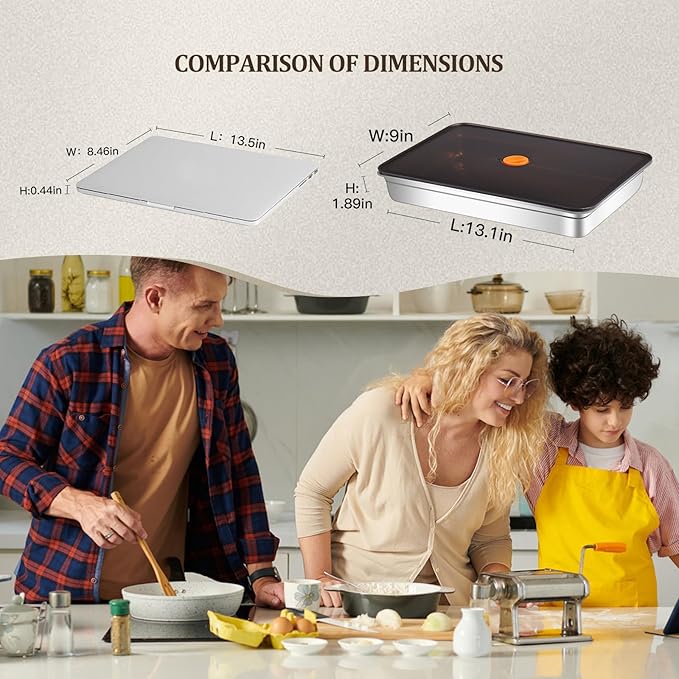 Stainless Steel Food Storage Containers with Airtight Lids, 3 Pack Leakproof Meal Prep Containers, Reusable Bento Boxes for Food, Dishwasher & Freezer Safe Containers for Fruits, Snacks, Leftovers