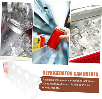 Refrigerator Can Holder Soda Can Storage Bin Dispenser for Fridge Juice Dispenser Bin
