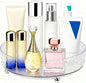 Dezzer 360° Rotating Makeup Organizer, 11" Clear Perfume Organizer Turntable Lazy Susan for Vanity, Pantry, Bathroom Counter, Cabinet, Spinning Cosmetic Storage Holder for Skincare, Perfume, Lotions