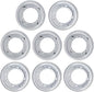 8 Pack 9 Inch Lazy Susan Turntable Bearing Plate, Heavy-Duty Lazy Susan Hardware for Kitchen, Furniture & DIY Projects, 750lbs Capacity?Silver?