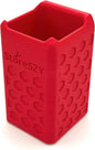 Magnetic Zip Tie Holder – Tool Organizer with Rubberized Magnets | Multiple Sizes & Colors for Garage, Shop, or Toolbox Storage (Red, Short)