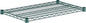 2 Pack Green Additional Wire Shelf for 18" x 30" Shelving Units, Replacement Shelves for Wire Rack