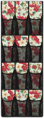 Christmas Flower Door Hanging Shoe Organizer for Merry Christmas Home Decor Over The Door Shoe Organizer for Dorm Room Essentials