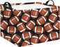 CLOCOR Rectangular Storage Basket Empty,Gift Basket,Waterproof Storage Bin with Handles,Room Decor(Big Rugby)