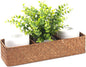DOKOT Seagrass Toilet Tank Basket with 3 Section, Bathroom Toilet Paper Storage Baskets for Organizing (Natural)