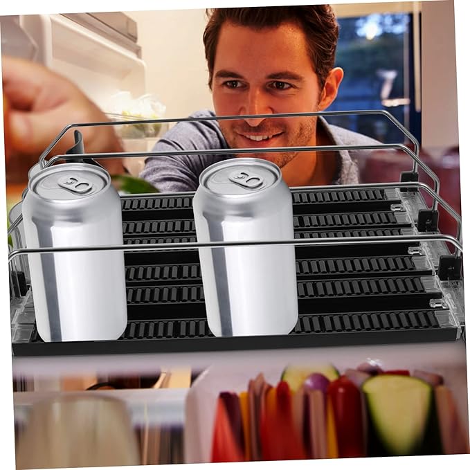 3pcs Beverage Propeller Pusher for Fridge Drink Organizer Can Dispenser