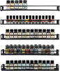 MyGift 16 Inch Wall Mounted Black Metal Nail Polish and Essential Oil Display Shelves, Kitchen Hanging Racks for Seasoning Shakers or Spice Jars, Set of 5