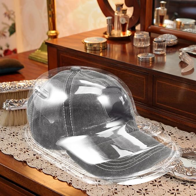 MAGICLULU Baseball Cap Display Holder Dust Cover Adjustable Hat Support Stand for Travel and Home Use Cap Organizer for Baseball Hats Sturdy Storage Solution
