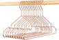 Rose Gold Adult Metal Wire Clothes Hangers, 16.5" Metal Hangers for Clothes Strong Hangers, 60 Pack Space Saving for Coat Suit Bridal Boutique Dress Closet Dorm Clothing Rack