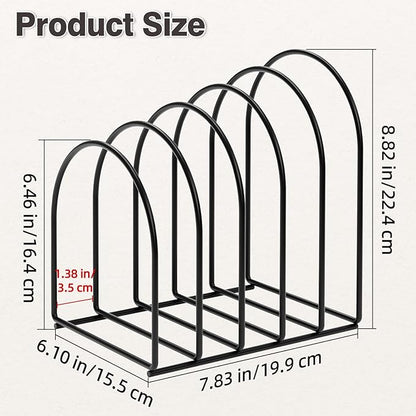 2 Pack Black Metal Beanie Organizer for 12 Hats, Vertical Knitted Hat Display Stand for Multiple Hats, Beanie Storage for Closet Entryway Desktop Bedroom