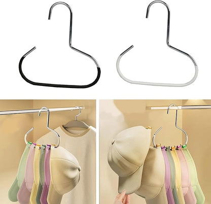 Multifunctional Hangers Scarf Hangers with Open Rings Designs for Hanging Belts Ties Hats and More Closet Organizers