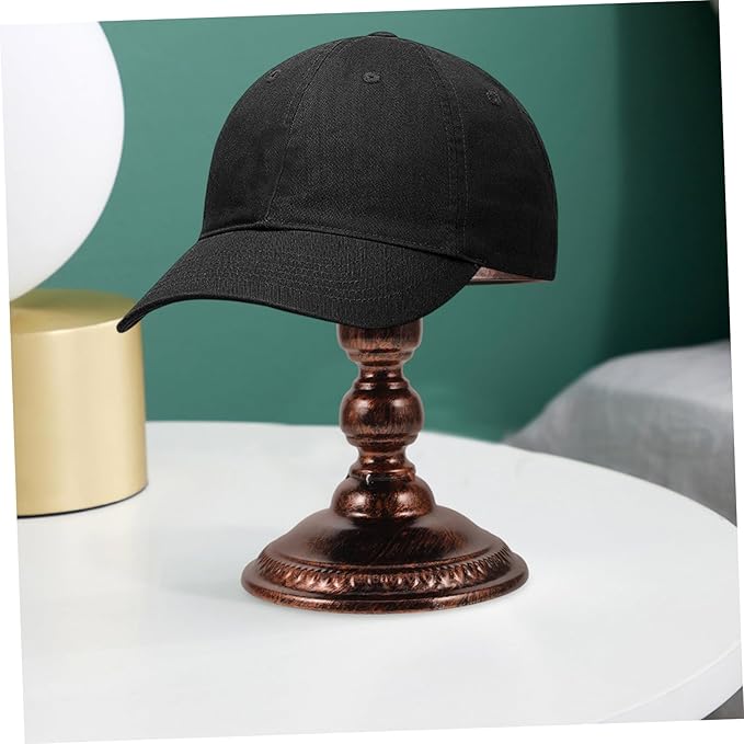 ULTECHNOVO Baseball Cap Hat Rack Stand Holder Display Case Freestanding Metal Dome