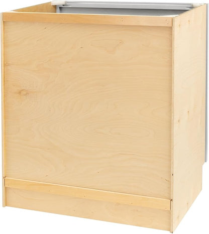 Quicklock RTA (Ready-to-Assemble) | Base Kitchen Cabinets - Shaker Style | Made in America (Pure White, 36" Wx34.5 Hx24 D Sink Base)