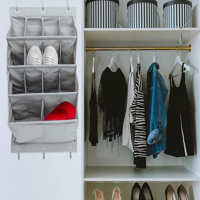 Garneck Laundry Room Organization Door Hanging Storage Oxford Cloth Dormitory Storage Bag