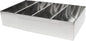 Thunder Group 4-Compartment Stainless Steel Cutlery Box