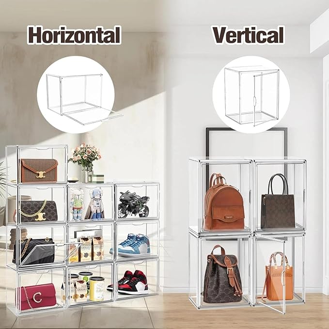 for Clear Shoe Storage Boxes Stackable XX-Large Acrylic Display Case, Shoe Storage, Stackable, XX-Large, Acrylic Display case