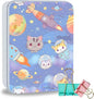 Metal Tin Box Sturdy Metal Storage Box with Lid, Large Container Holder for TCG Cards,Car Keys,Cookies,Tin Containers for Gift,5.0x3.7x1.6 Inch,Exquisite Pattern Design(Cartoon Cat)