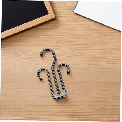 Garneck 24pcs Shoe Drying Rack with Double Hooks Plastic Shoe Organizer for Quick Drying and Shape Protection and Sneakers Space Saving Hanging Storage Black
