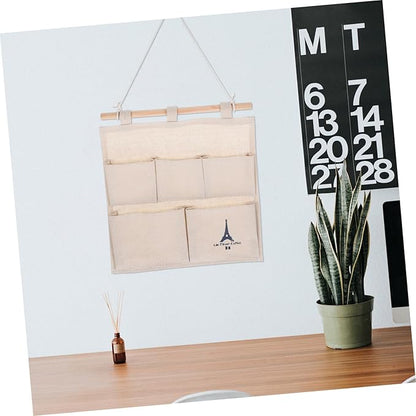 Cabilock Household Wall Pocket Organizer Multi-use Pouch for Chic Design for Living Room Bathroom Kitchen and Bedroom Easy Installation