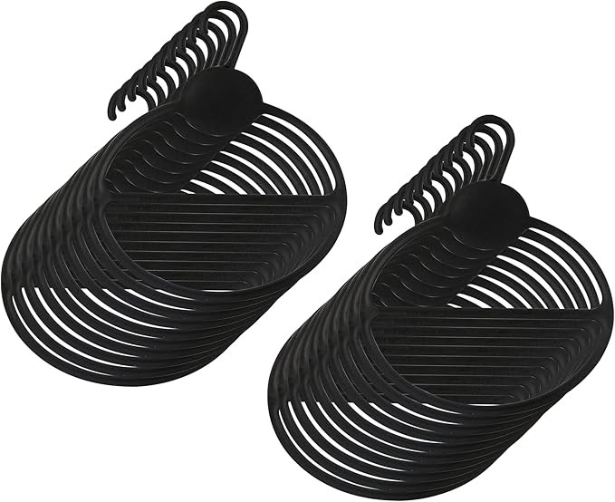 SSWBasics Black Scarf Hanger - Pack of 50