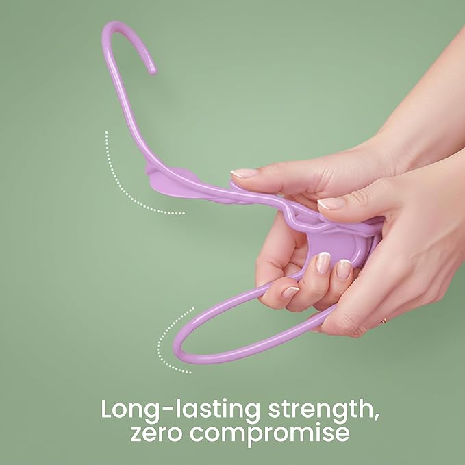 Utopia Home - Plastic Hangers 50 Pack - Space Saving Clothes Hanger - Durable and Strong Closet Organizers and Storage Makes It Ideal Stocking Stuffers or Apartment or Dorm Room Essentials (Pink)