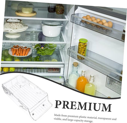 Alipis Double Layer Rolling Soda Can Organizer Refrigerator Drink Rack Can Holder for Home