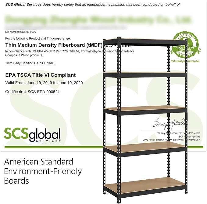 Topeakmart 3PCS 5-Tier Utility Shelves, Metal Storage Shelves Garage Shelving Unit Adjustable Garage Storage Shelves Storage Racks Heavy Duty Shed Shelving- Black, 35.5 x 17.5 x 72 Inch