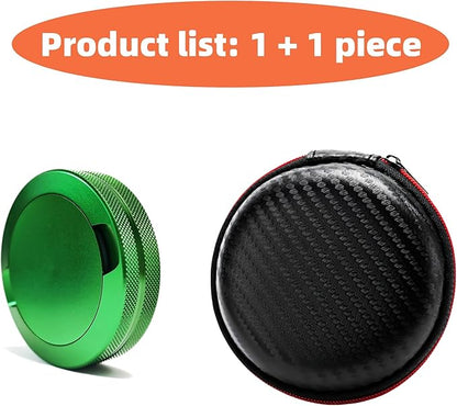 3.5 Upgraded Pouches Can Holder Pouch Container Metal Pouch Tin Portable Exquisite Zipper Case (GREEN)