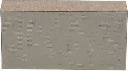 Household Essentials Brown 722-1 Deep 3 Section Drawer Organizer Box for Storage | 12 in x 6.13 in x 3.13