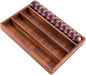 Acacia Wood Coffee Pod Holder Tray Compatible with Nespresso Vertuo, Pods Organizer Drawer Insert, Storage, Stand, Container, Capsule Holder for Coffee Bar Countertop, 40 Big or 60 Small Pods Capacity