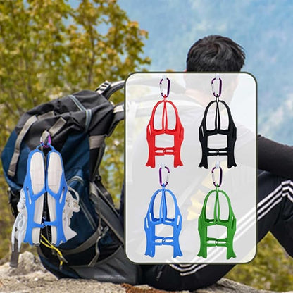 Shoe Holster,Space-Saving & Portable & Durable Pockets Hanging Shoe Organizer with Hook for Storage Mens Shoes,Also can Used as Travel Shoe Rack Hanging
