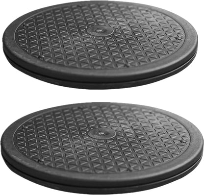 2 Pack 12 Inch Heavy Duty Rotating Stand, 360°Rotation Lazy Susan with Steel Ball Bearings for Model Base Rotating Plants Crafts Stand Monitor TV Stereos Sculpture