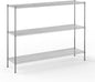 18" Deep x 72" Wide x 54" Height Wire Shelving Kit | 3-Tier | NSF Commercial Storage Rack Unit