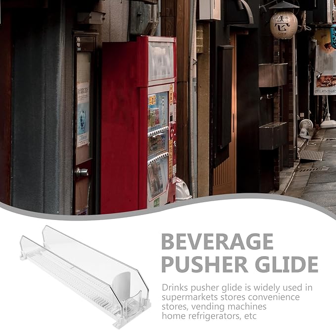 UPKOCH Fridge Drink Organizer Automatic Self-pushing Soda Can Dispenser for Easy Beverage Storage Supermarkets and Home Refrigerators Drink Shelf Pusher Material