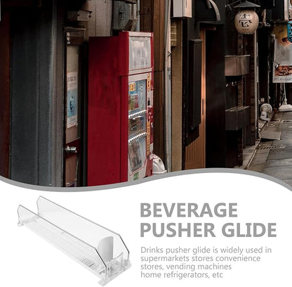 UPKOCH Fridge Drink Organizer Automatic Self-pushing Soda Can Dispenser for Easy Beverage Storage Supermarkets and Home Refrigerators Drink Shelf Pusher Material