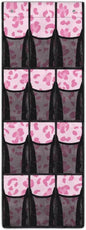 Leopard Print Over The Door Shoe Organizers with 12 Pockets,Quick Dry Mesh Organizer Hanging for Pantry Bathroom Closet,Mesh Pocket Over the Door Shoe Organizer for RV,Pantry,Camping