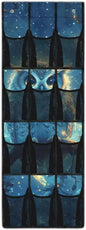 Owl Over The Door Shoe Organizer Space Saving Foldable Hanging Storage Holder 12 Mesh Pockets for Bathroom Bedroom