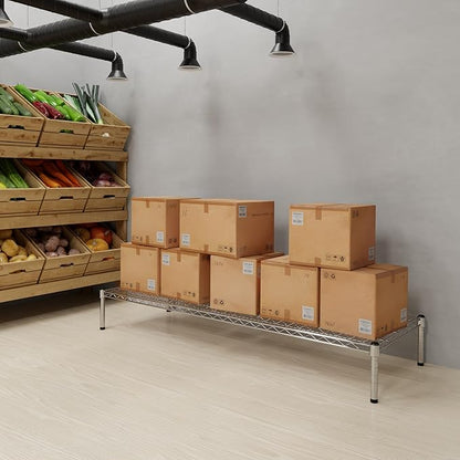 21" Deep x 60" Wide x 8" Height Wire Shelving Kit | 1-Tier | NSF Commercial Storage Rack Unit
