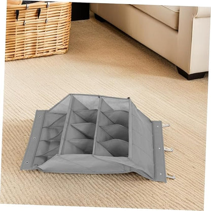 Zerodeko Door Hanging Shoe Rack Slot Organizer for Sneakers Boots High Heels Over the Door Storage for Entryway Bathroom Closet