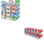 Can Organizer for Pantry Stackable AND Rolling Soda Can Dispenser for Refrigerator Soda Can Organizer