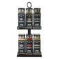 Watkins Countertop Two Tier Rotating Spice Rack, Includes 16 Watkins Organic Spices (16608)