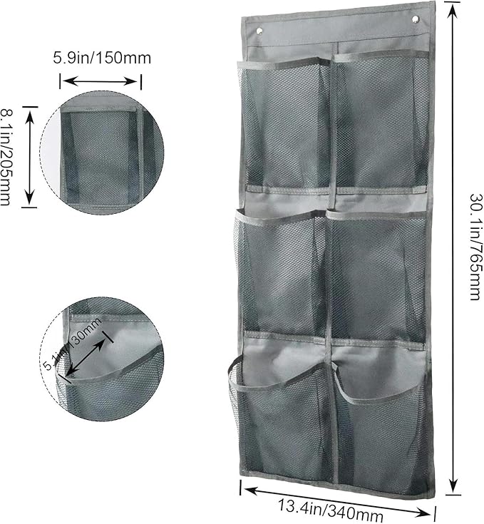 for 2 Pack Wall Mounted Shoe Rack, Canvas Organizer, Adhesive mounts, Holds 6 Pairs.