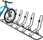 Floor Bike Stand for 6 Bikes, Bike Rack Safeguard Disc Brakes & Derailleurs, Waterproof Bike Holder Road/Kids/MTB Bicycles, Fits 12"-29" Tires, Upgraded 0.63" Steel Tubes, Indoor Outdoor Garage