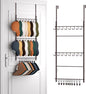 HapiRm Over Door Hat Rack - 3 Tier Wall Mounted Hat Organizer with 16 Hooks and 10 Movable Clips, Cap Hanger Storage up to 26 Caps for Door, Bedroom, Closet USPTO Patent Pending