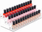 Umirokin 3 Tier Acrylic Nail Polish Organizer Rack, Clear Nail Polish Display Shelf Holds 36-45 Bottles, Essential Oil & Tattoo Ink Holder Stand, Countertop Storage Organizer for Vanity Salon Bathroom