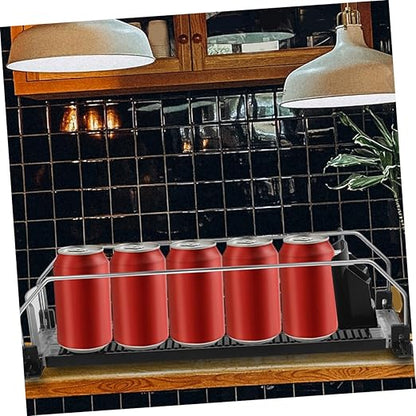 HEALLILY Pusher Soda Organizer Automatic Drink Dispenser Fridge Liquid Dispenser
